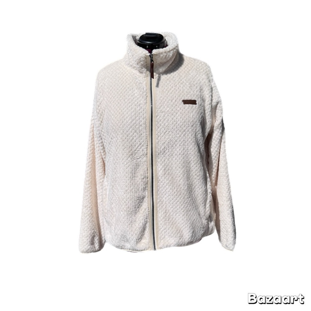 Elegant White-Cream Teddy Jacket - Picture 2 of 11